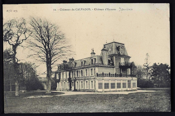 Escures-sur-Favières : Château (n°1)
