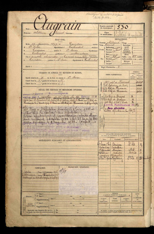 Augrain, Aldéric Ernest