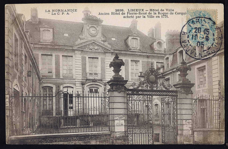 Hôtel de ville (n°373 à 376)