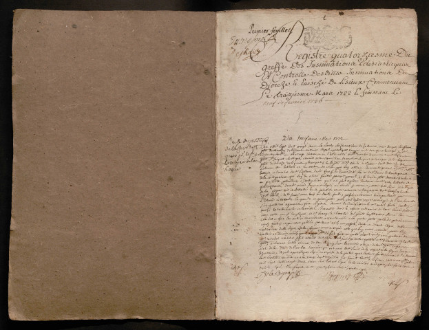 12 mars 1722-9 février 1726