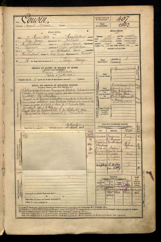 Cousin, Auguste Alphonse