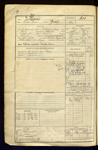 Marie dit Denis, Victor Adrien