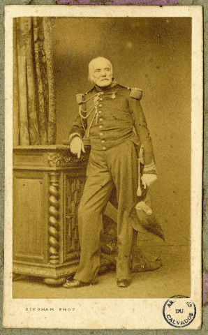 Photographie du Colonel Langlois, par Robert Bingham.