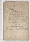 14 mai 1826-6 octobre 1837