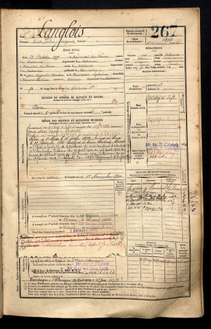 Langlois, Emile Jules Auguste