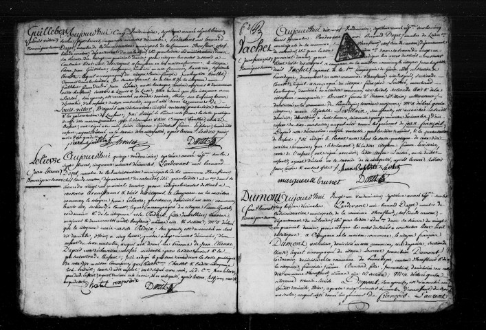 Section Ouest, an VII-an IX