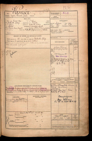 Vasnier, Eugène Fernand Joseph