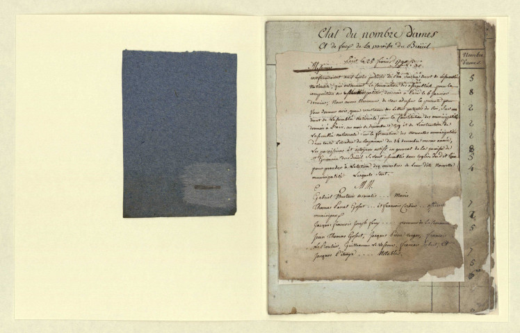 1790, an II, an XII, 1813, 1831