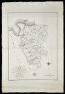 Carte du canton de Pontorson (Manche). Bitouzé Dauxmesnil