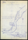 Plan du plan d'eau du canal de Caen la Mer