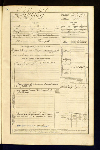 Lebaillif, Joseph Clément