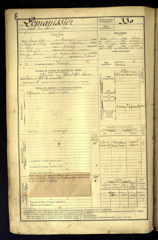 Lemanissier, Joseph Pierre Charles