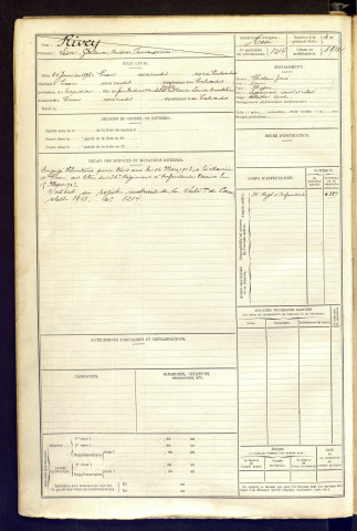 Rivey, Léon Gustave Isidore Fernand