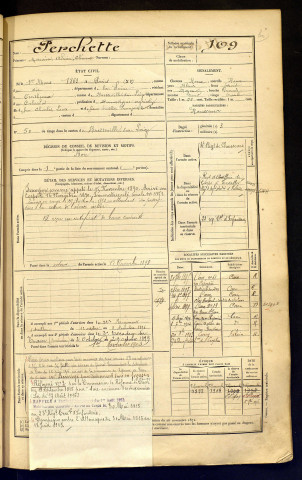 Perchette, Maurice Adrien Clément