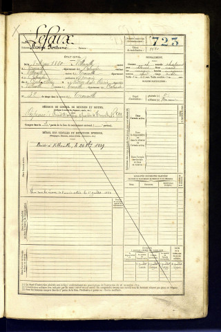 Lefaix, Arsène Fortuné