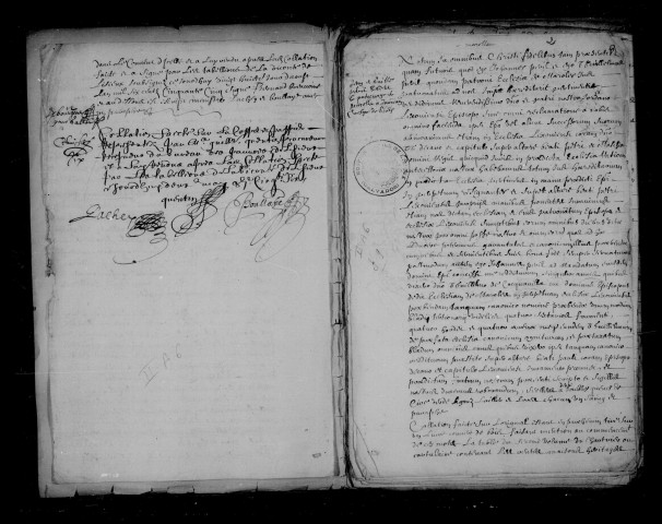Copies collationnées de pièces contenues aux cartulaires du couvent de la Trinité et Hôtel-Dieu, exécutées en 1656