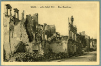 Rue Bosnières : ruines