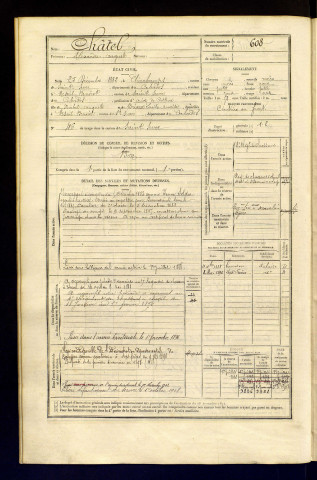 Châtel, Alexandre Auguste