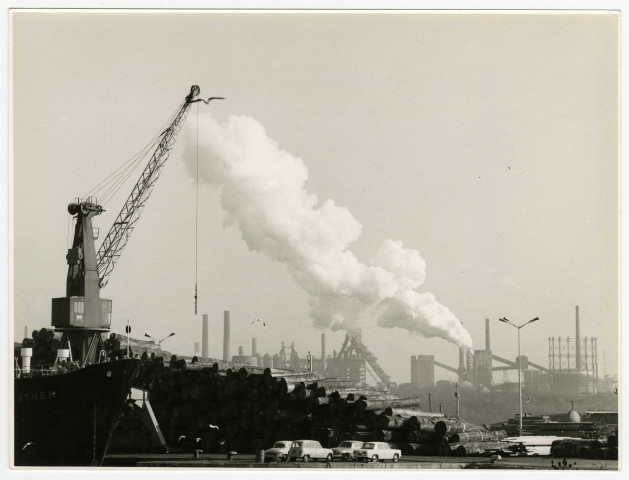 Canal de Caen à la mer et port de Caen 1970.