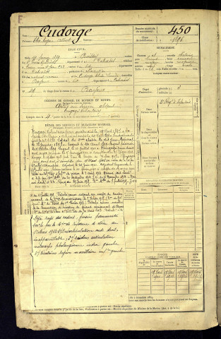 Cudorge, Elie Eugène Albert