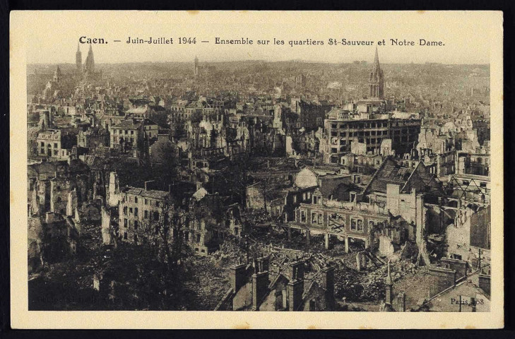 Destructions et ruines de 1944 causées par les bombardements de la Seconde guerre mondiale (n°3330 à 3455)