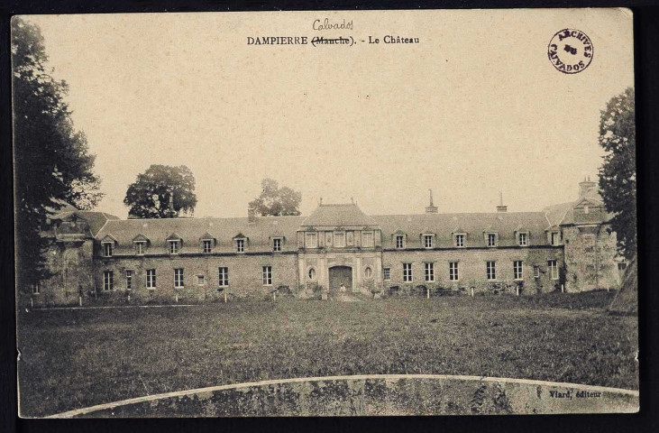 Dampierre : Château (n°1 - 3) ; Vieilles sépultures (n°4) ; Colonie (n°5) ; Etang du bourg (n°6) ; Eglise et chapelle funéraire (n°7)