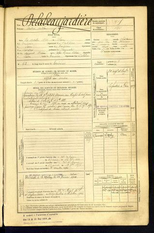 Delabeaujardière, Aubin Arthur