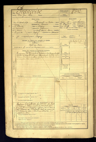 Françoise, Victor Jean Louis