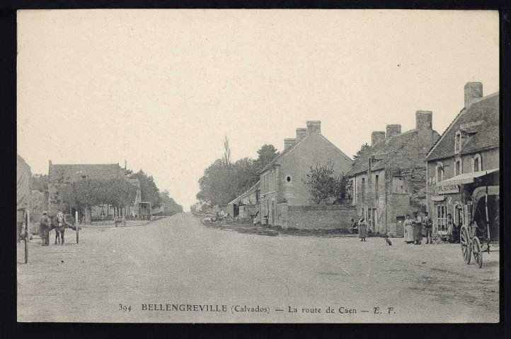 Bellengreville : Route de Caen (n°1) ; Eglise (n°2 - 4) ; Château de Olderman (n°5) ; Manoir de la Perquette (n°6) ; Poteries (n°7)