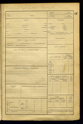 Bernhart, Roger Charles Albert