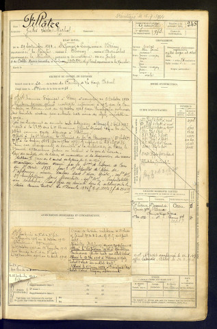 Fillâtre, Jules Victor Michel