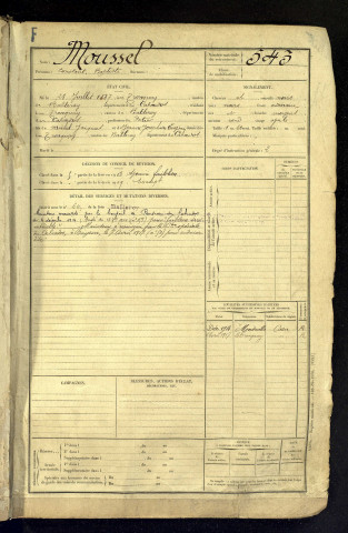 Moussel, Constant Baptiste