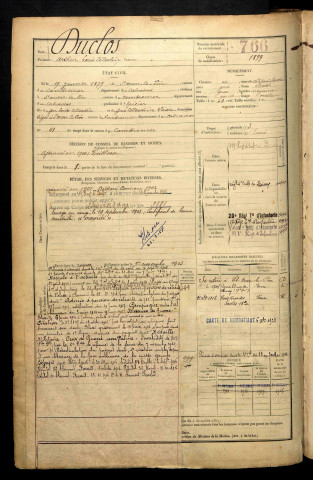 Duclos, Arthur Louis Célestin