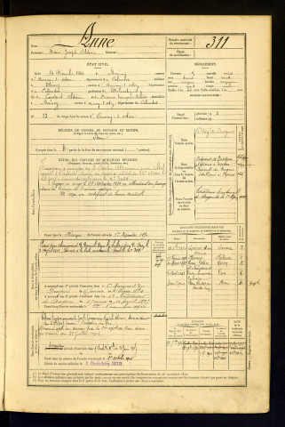 Anne, Désiré Joseph Aldéric