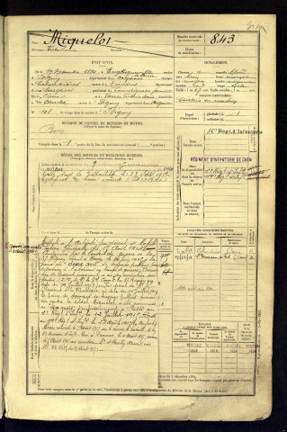 Miquelot, Victor Louis