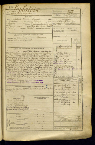 Leplatois, Albert Victor Alexandre