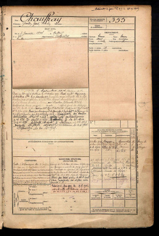 Chauffray, Gaston Yves Florentin