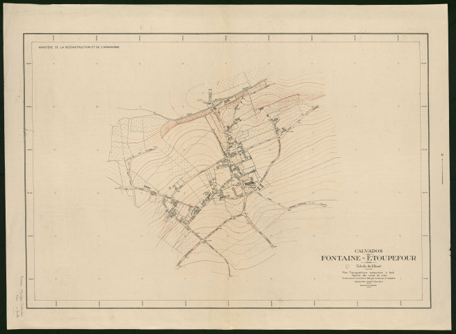 Plans topographiques de Fontaine-Etoupefour