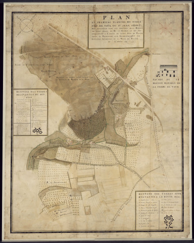 Plan du fief de Vaux