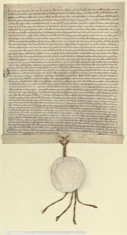 Henri II Plantagenêt confirme les biens de l'abbaye