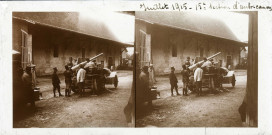 Arnouville-les-Gonesse pendant la Première Guerre : 15ème section d'auto-canons de 75 mm (photos n°46 à 50)