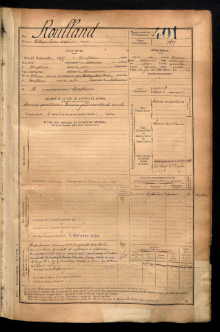 Roulland, William Pierre Arsène