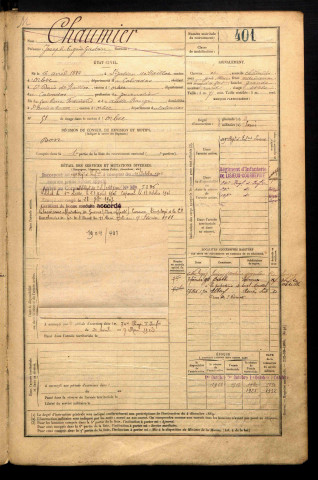 Chaumier, Joseph Eugène Gaston