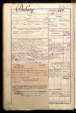 Dubosq, Henri Auguste Eugène