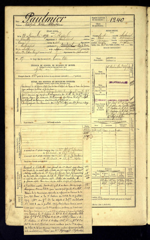 Paulmier, Adolphe Arthur Albert