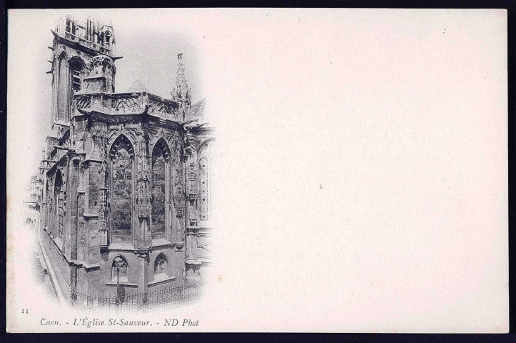 Eglise Saint-Sauveur : extérieur (n°1590 à 1627) Intérieur (n° 1628 à 1642)