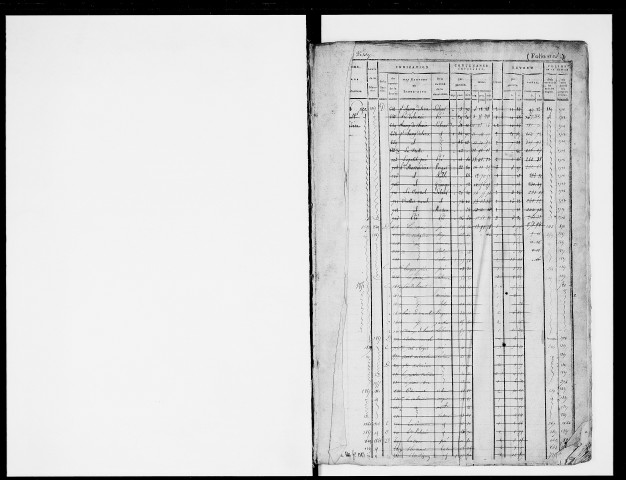 matrice cadastrale des propriétés foncières (bâties et non bâties), 1827-1913, 3e vol. (folios 1105-1658)