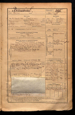 Beaussieul, Albert Henri