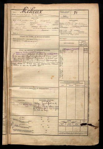 Méheux, Maurice Augustin Gaston