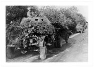 Les véhicules blindés allemands prêts à faire feu sur des avions alliés (photos 112 et 362)